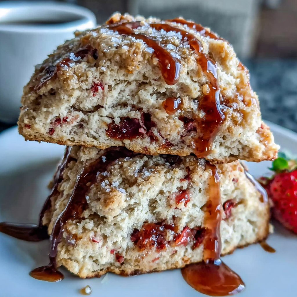 Strawberry Lavender Scones