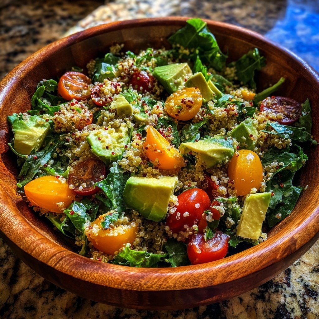 Healthy Avocado Quinoa Salad
