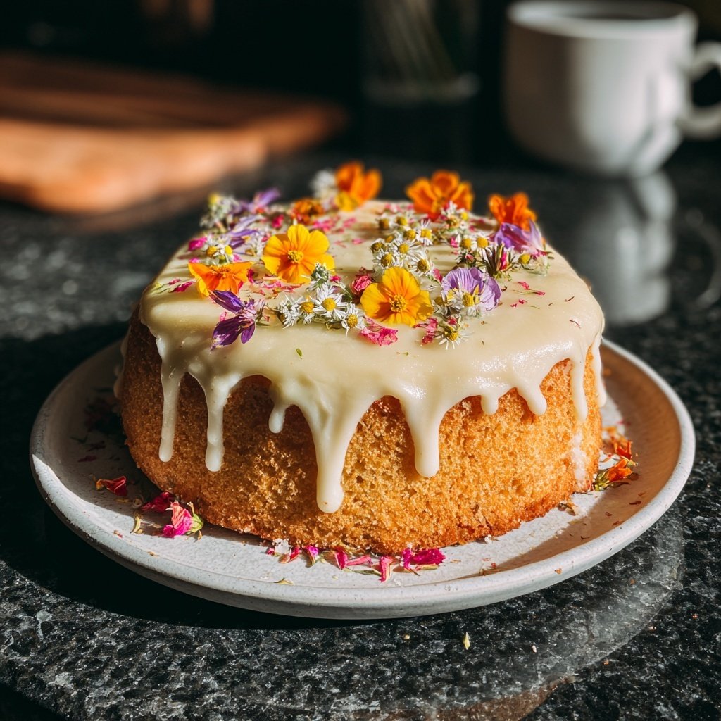 Dessert Vanilla Sponge Cake