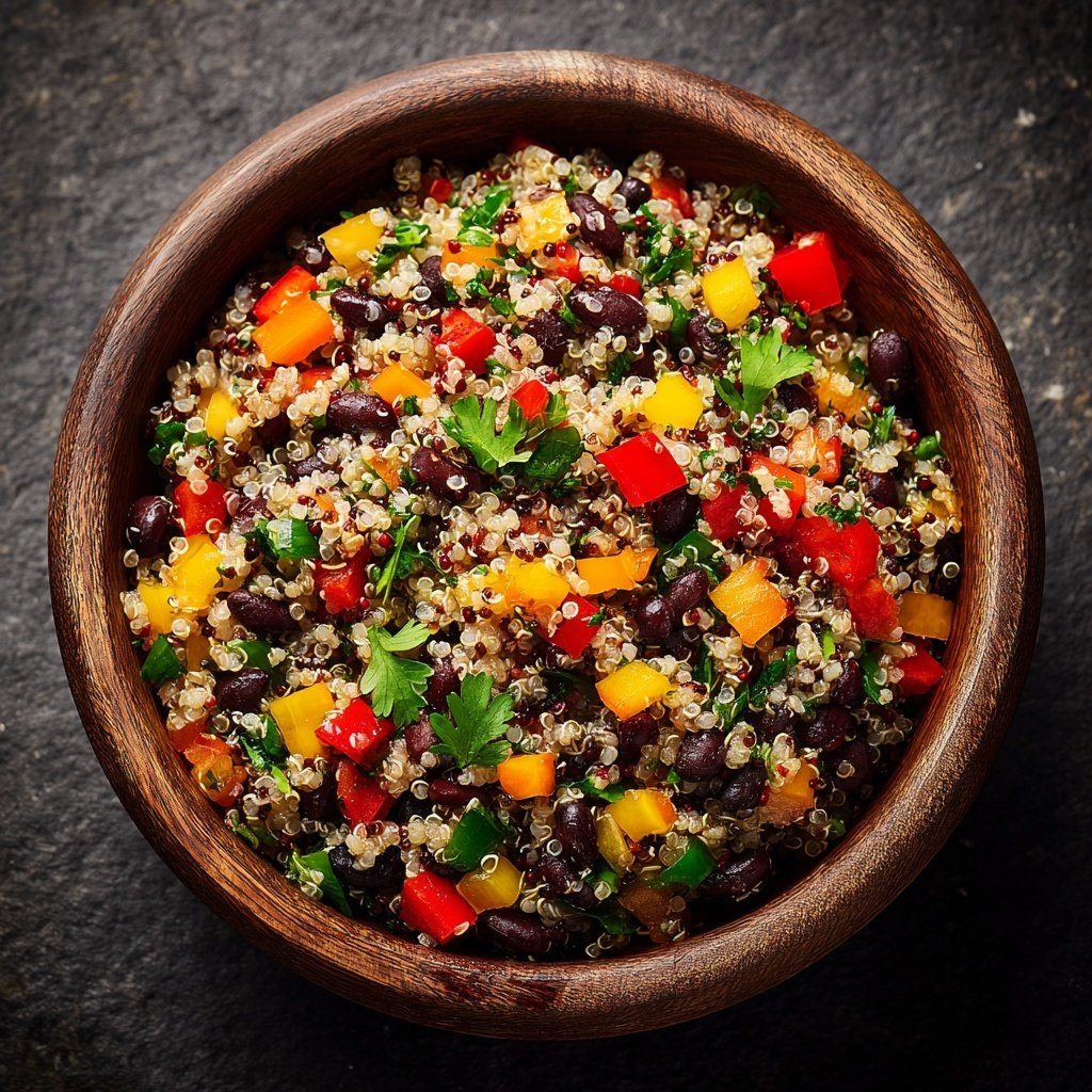 Quinoa and Black Bean Salad
