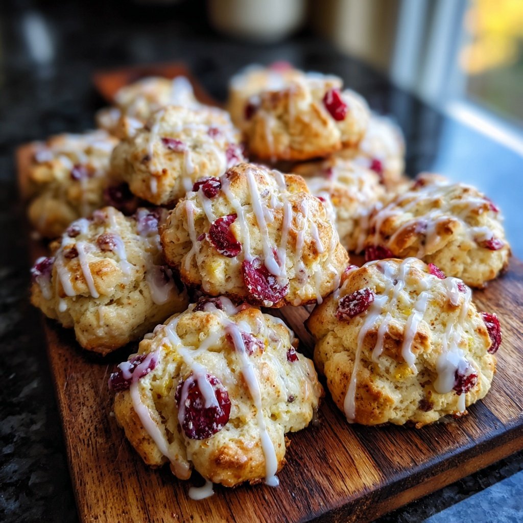 Lemon Cranberry Blossoms
