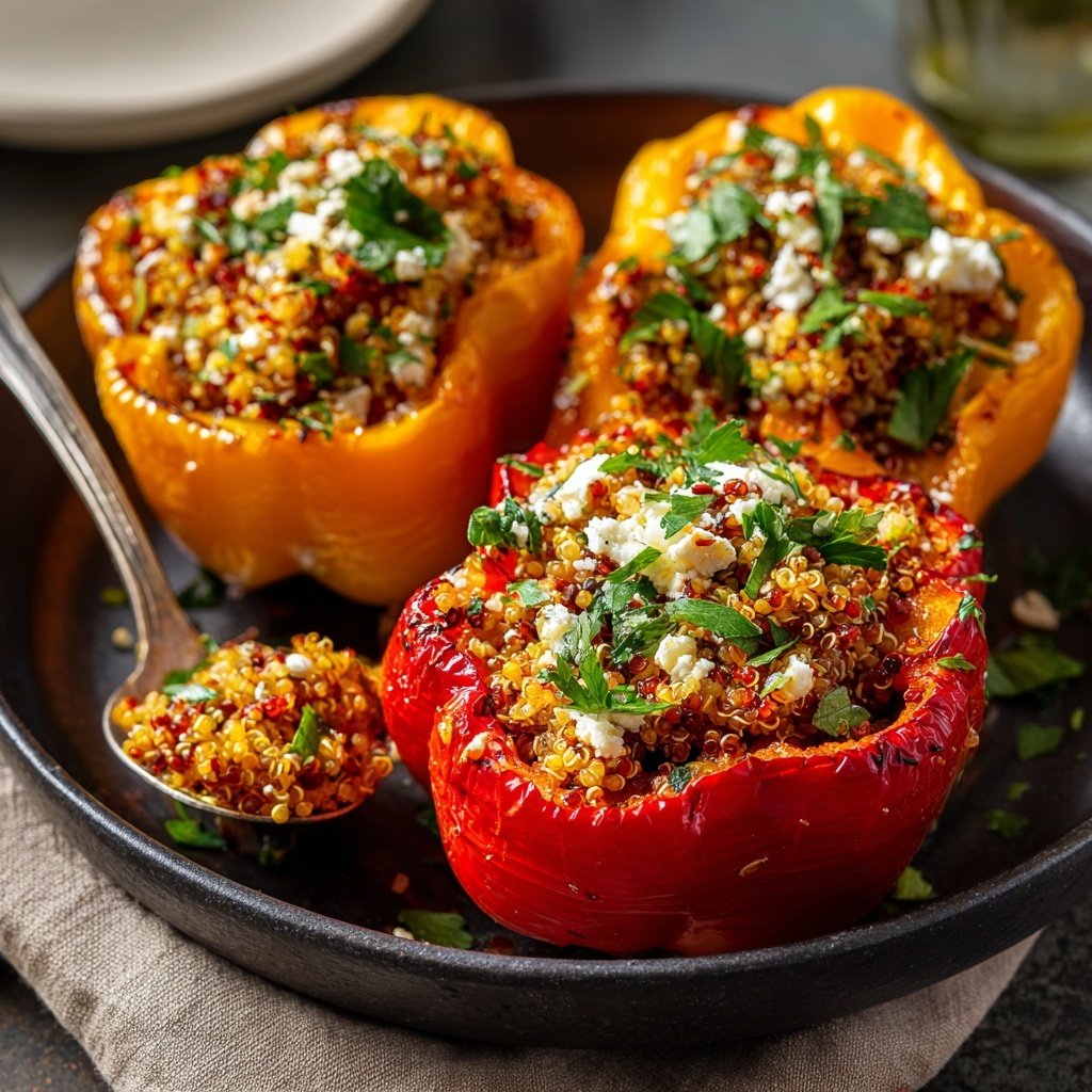 Sweet Pepper with Quinoa Salad