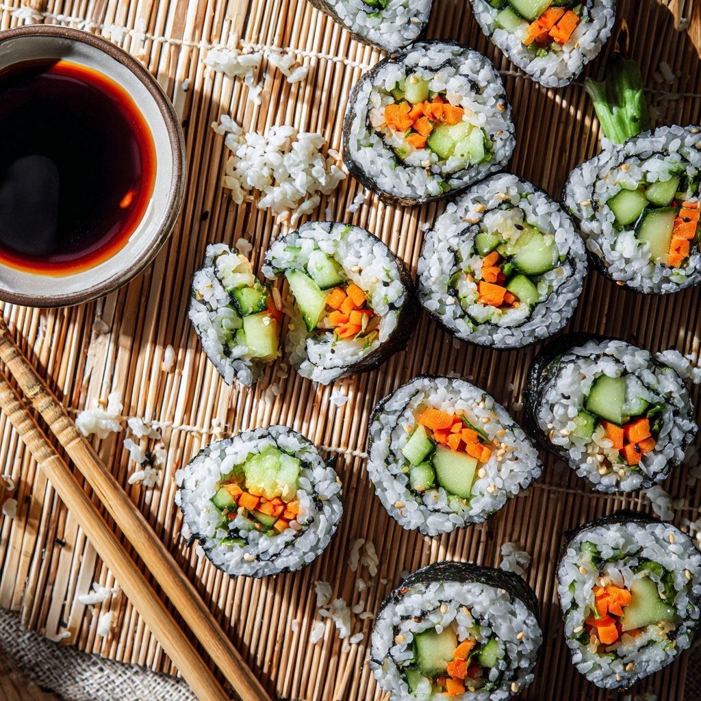 Veggie-Loaded Sushi Rolls