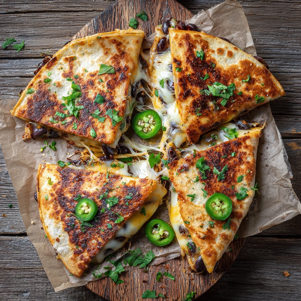 Mini Black Bean Quesadillas
