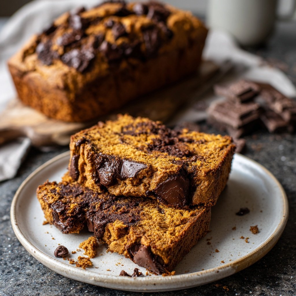 Savory Sweet Potato Chocolate Loaf
